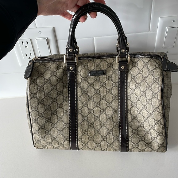 Gucci Boston Joy Bag Medium dark brown - Picture 10 of 12
